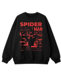 Spider Man Black Poster Sweatshirt