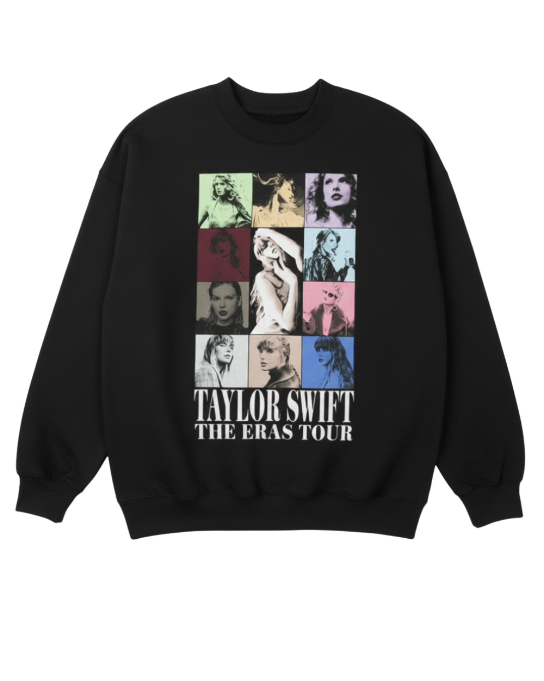 Taylor Swift Eras Tour Black Sweatshirt