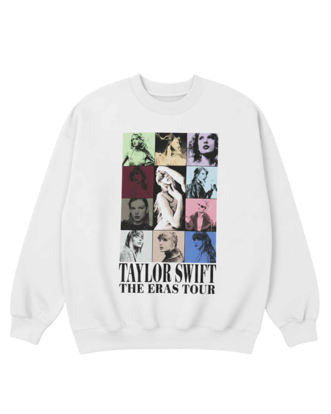 Taylor Swift Eras Tour White Sweatshirt