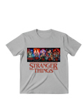 Stranger Things Grey 5 Seasons Half Sleeves