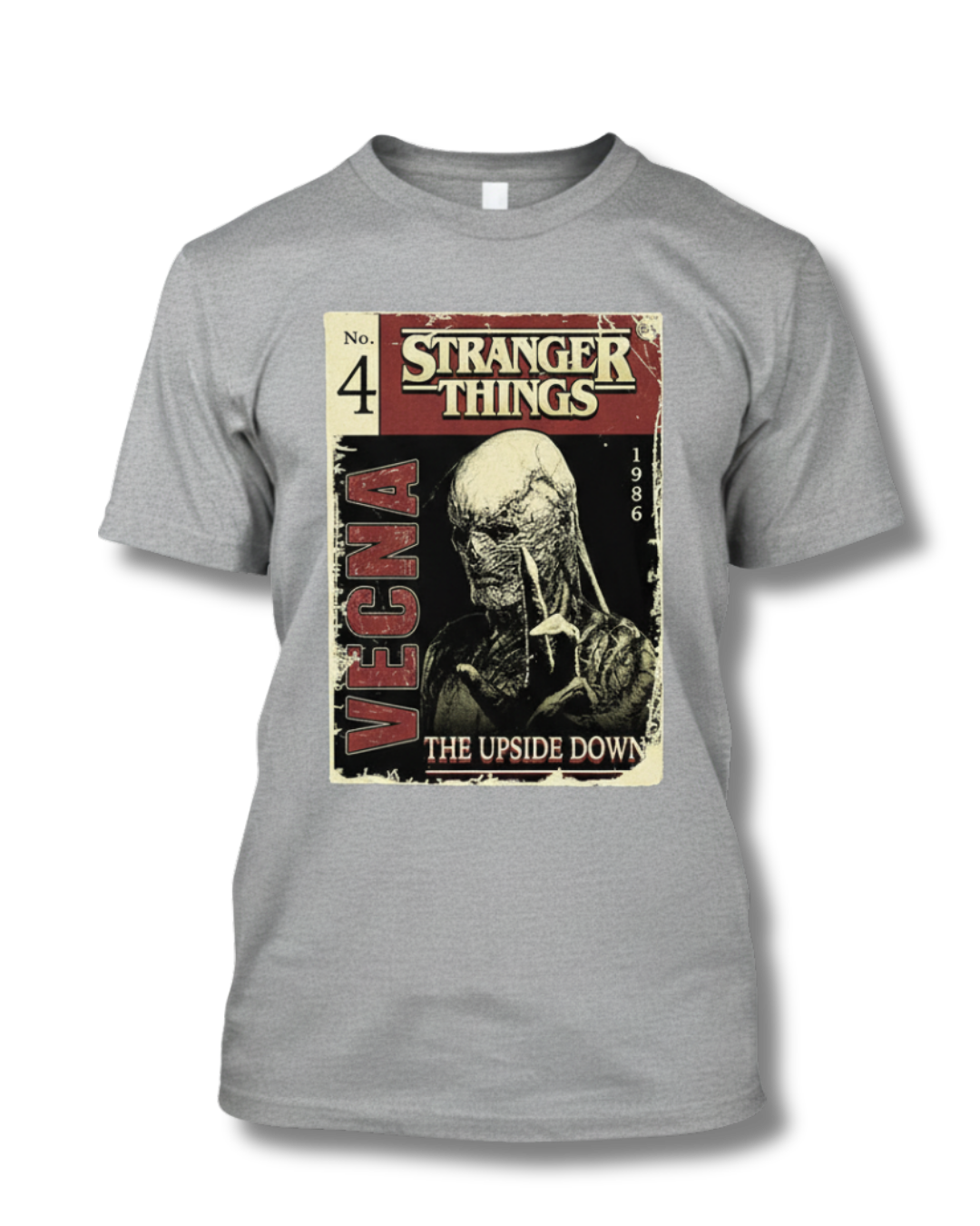 Stranger Things Grey Half Sleeves