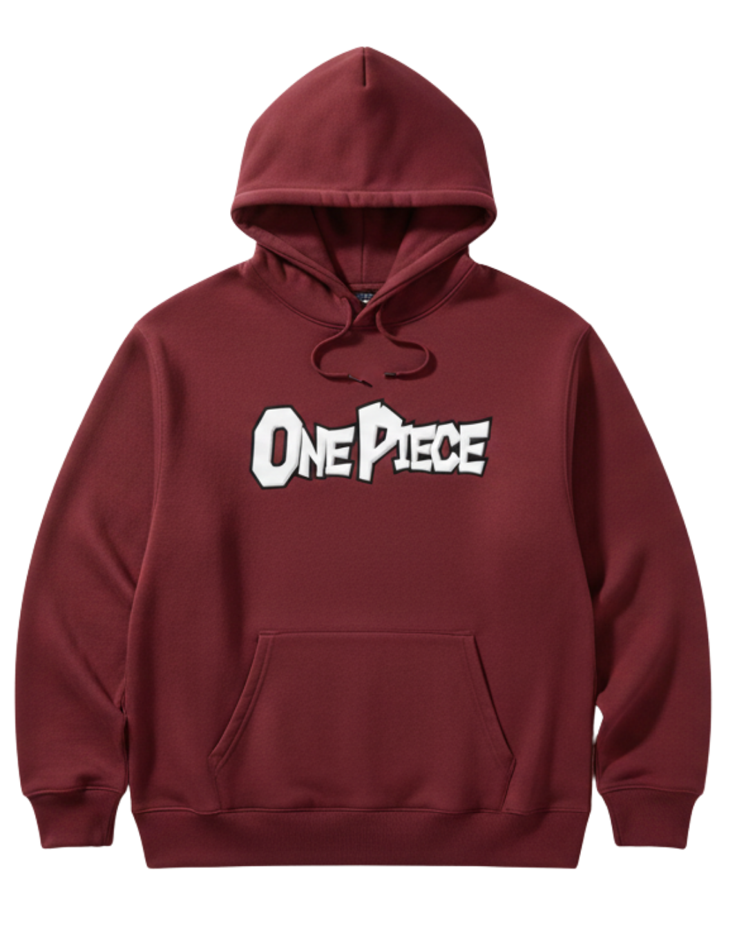 One Piece Maroon Hoodie