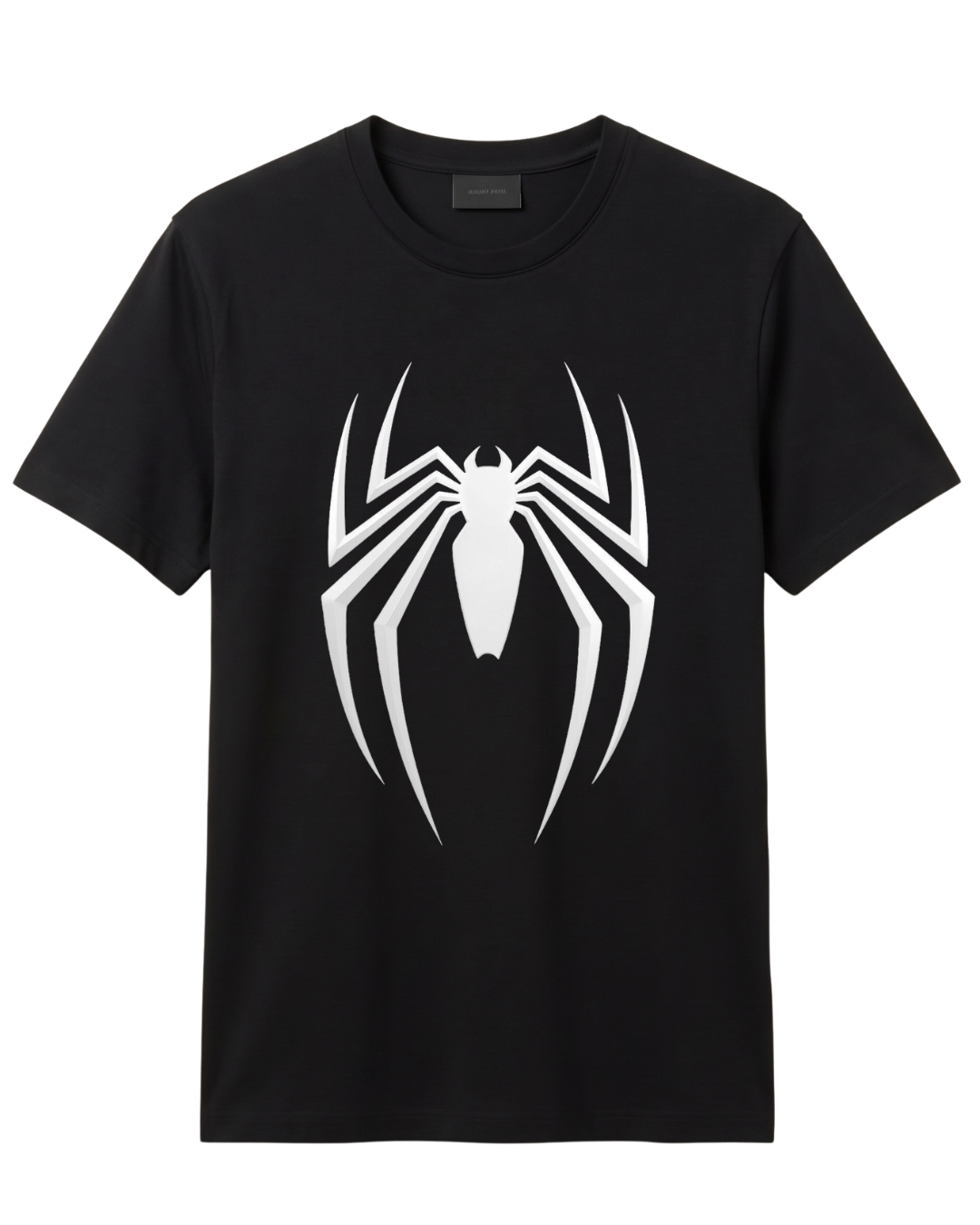 Spider Man Black Logo Half Sleeves