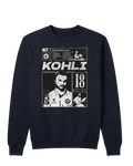 Virat Kohli Navy Blue Sweatshirt