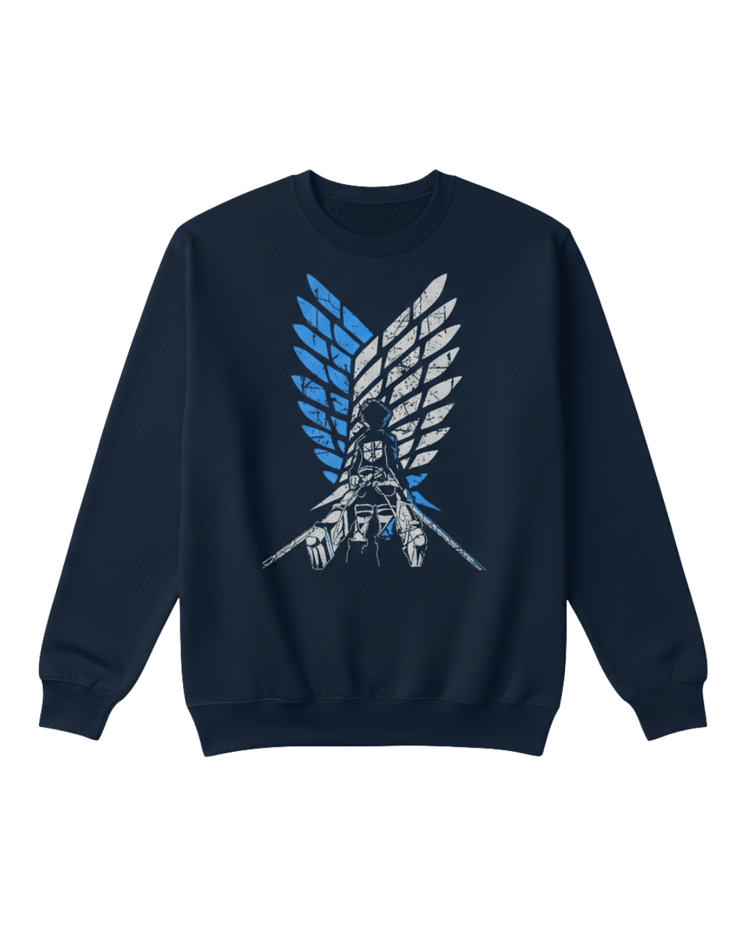 Attack On Titan Navy Blue Sweatshirt