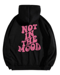Barbie Not in Mood Black Hoodie