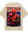 Spider Man Beige Oversized Tee