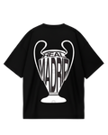 Real Madrid Black Ucl Oversized Tee