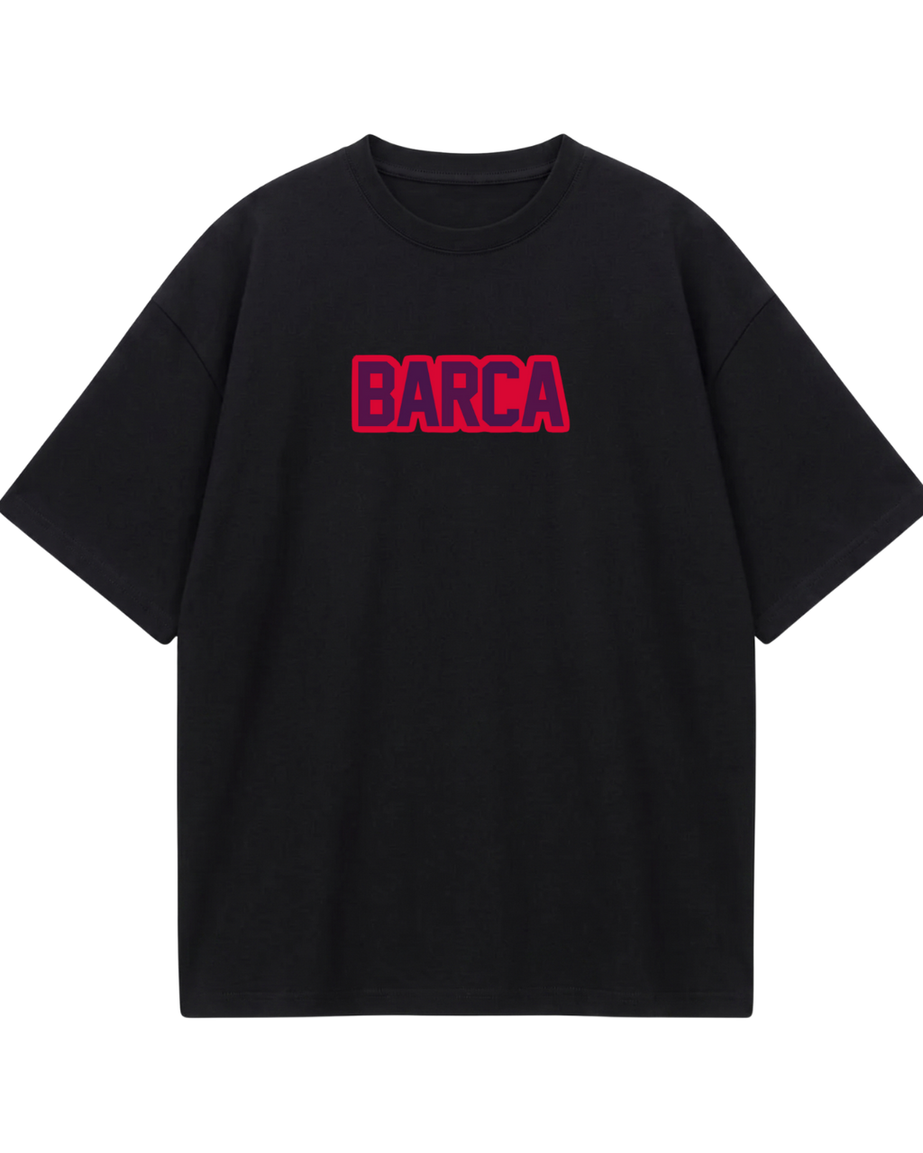 Barcelona  Neymar Black Oversized Tee