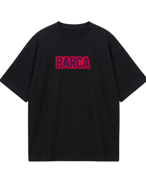 Barcelona  Neymar Black Oversized Tee