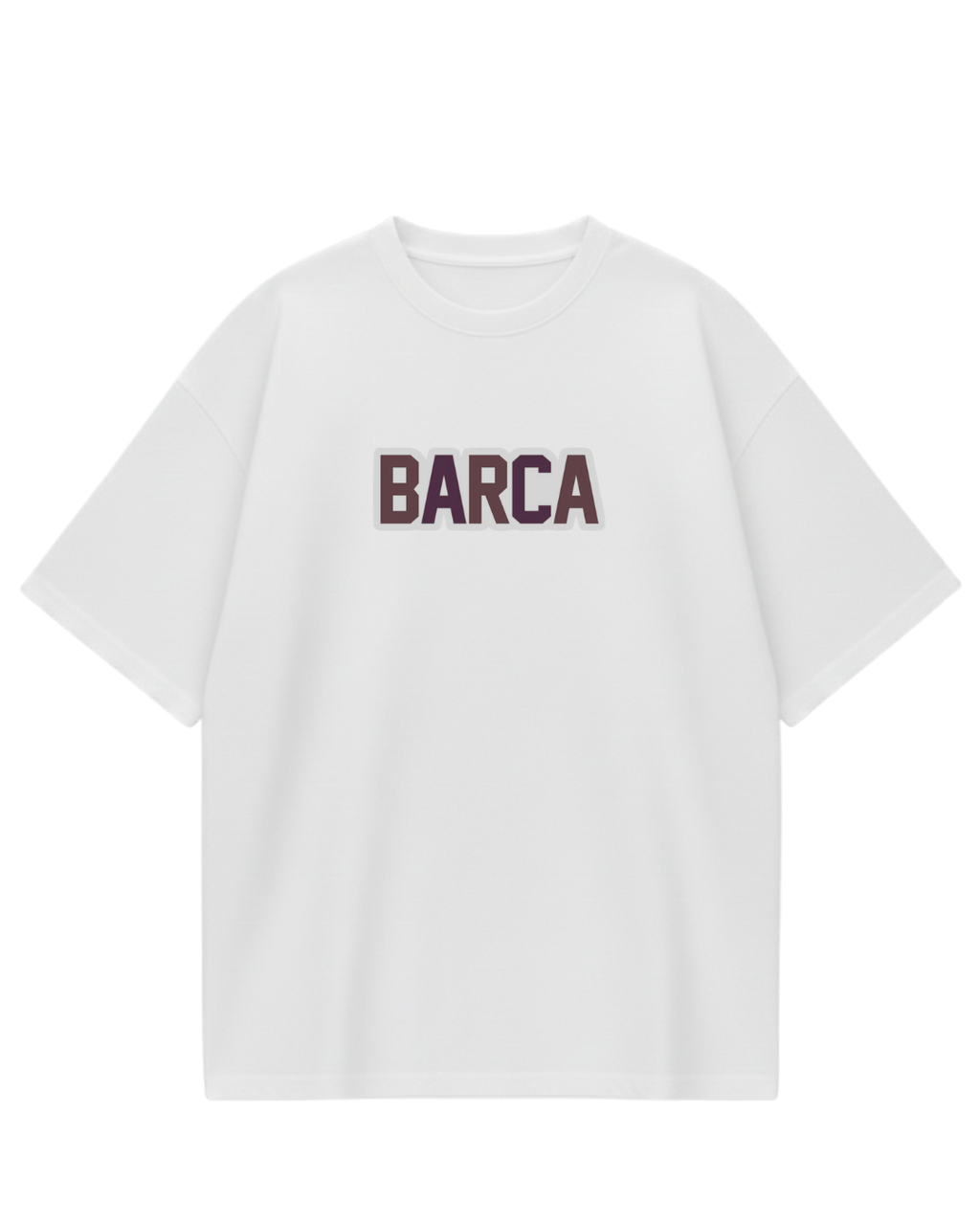 Barcelona Neymar White Oversized Tee