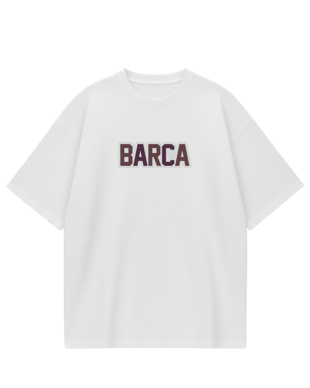 Barcelona Neymar White Oversized Tee