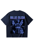 Billie Eilish Blue Oversized Tee