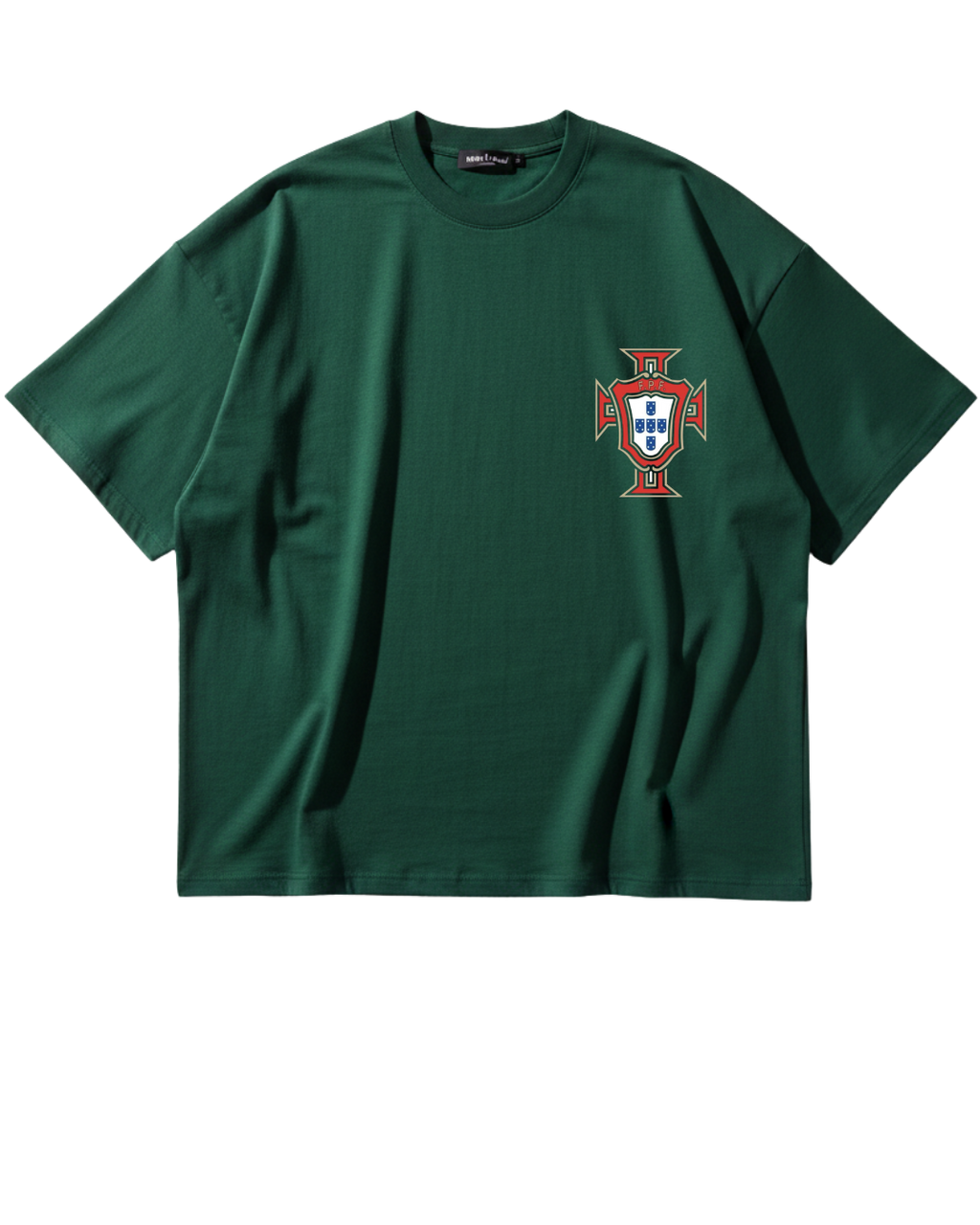 Portugal Ronaldo Green Oversized Tee