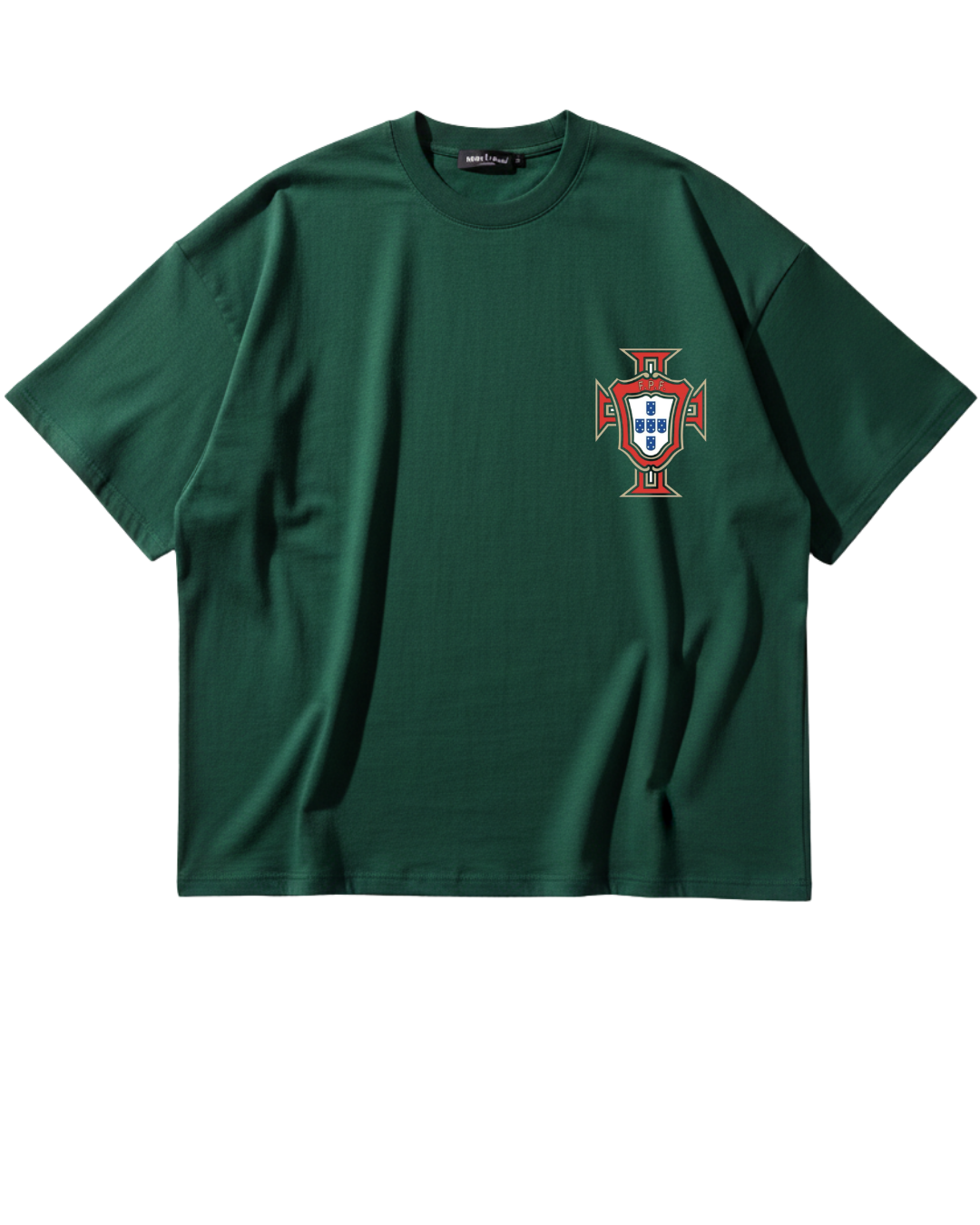 Portugal Ronaldo Green Oversized Tee