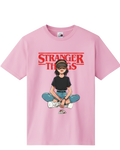 Stranger Things Pink Half Sleeves