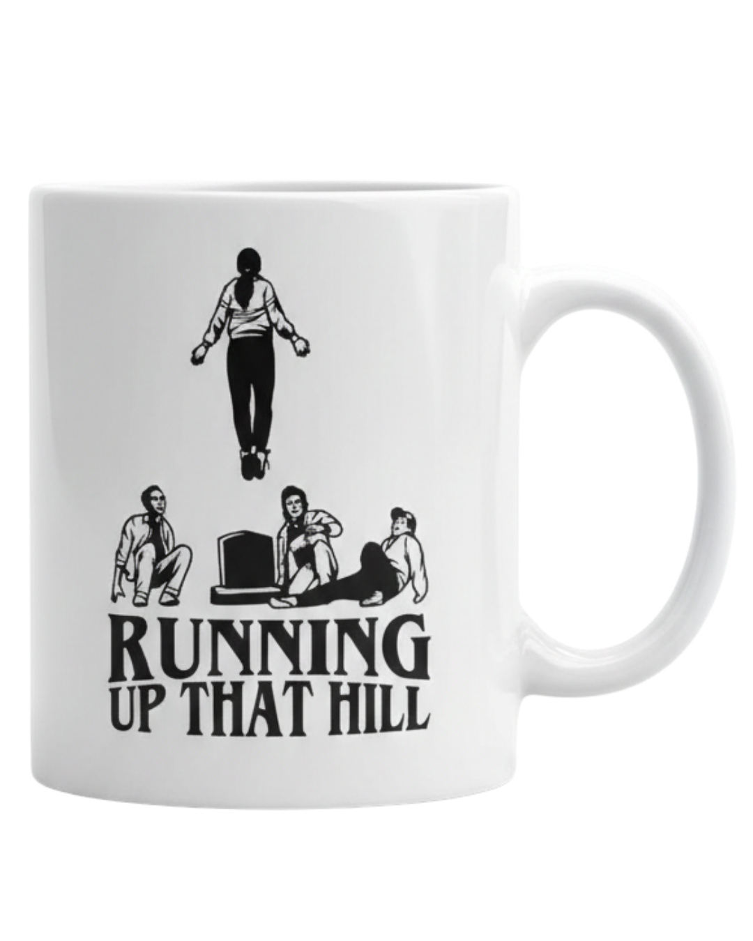 Stranger Things Running Up the Hill Mug