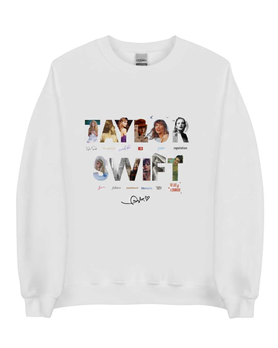 Taylor Swift White Sweatshirt