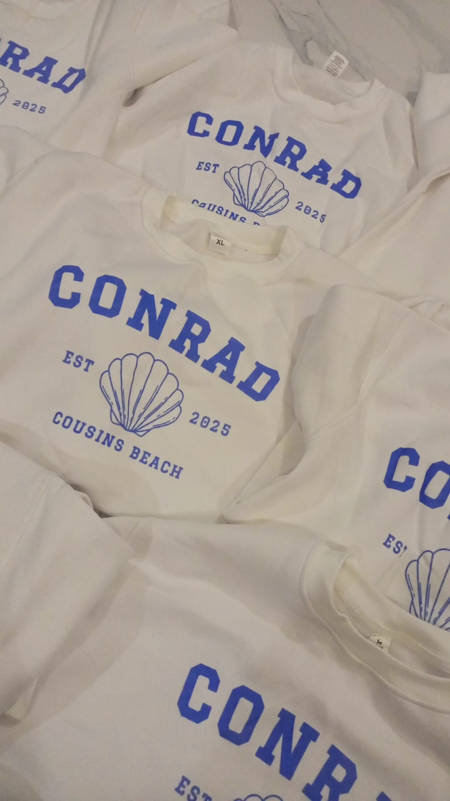 The Summer I Turned Pretty Conrad White Sweatshirt