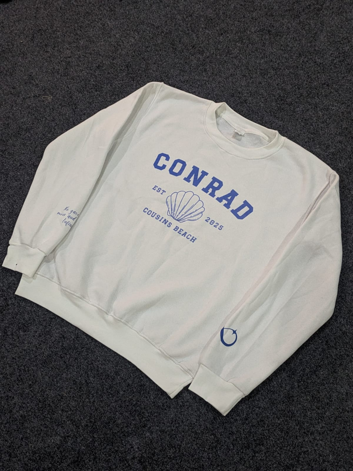 The Summer I Turned Pretty Conrad White Sweatshirt