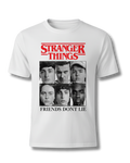 Stranger Things White Half Sleeves