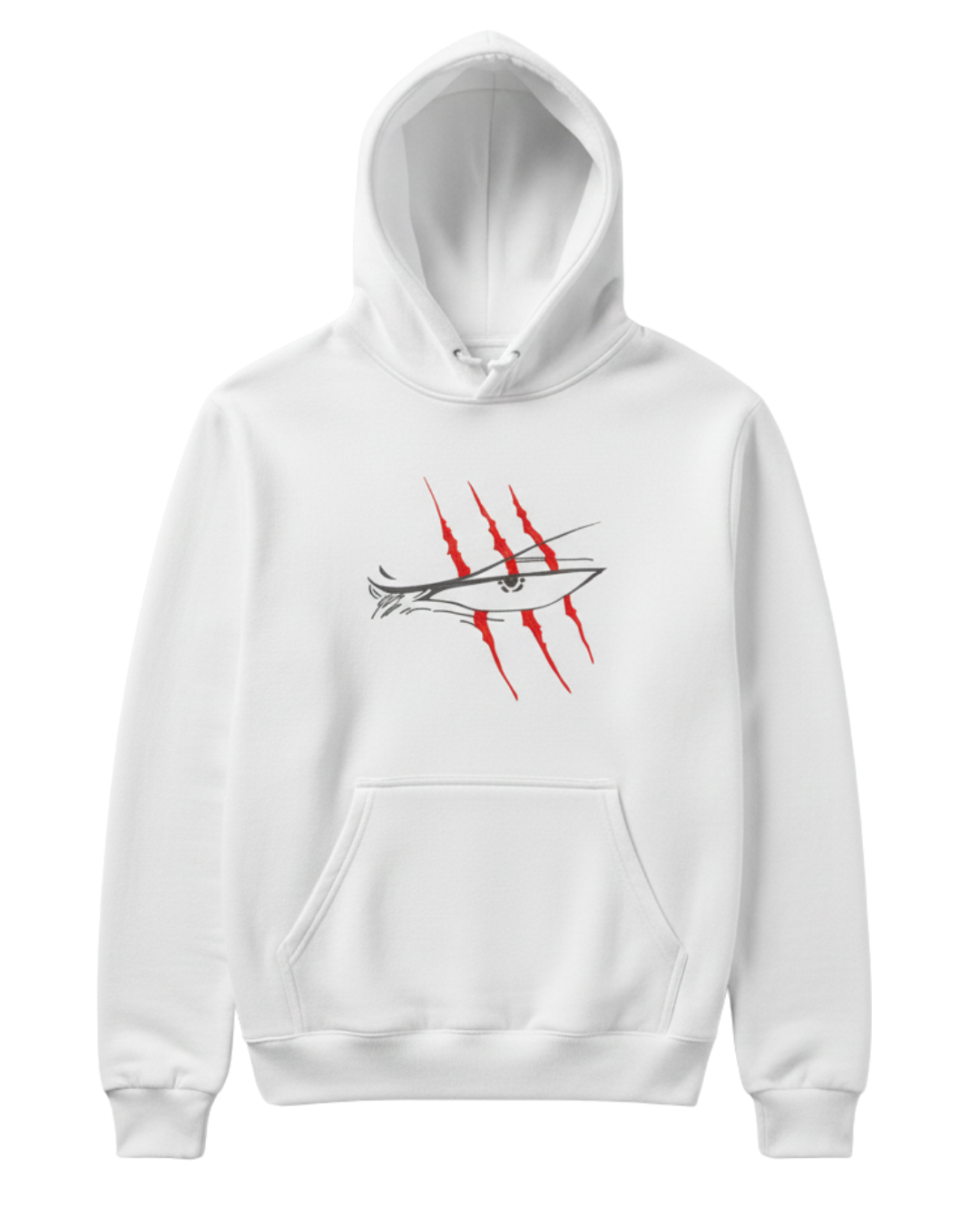 One Piece White Shanks Hoodie