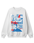 Super Man White Sweatshirt