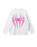 Spider Man White Full Sleeves Tee