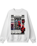 Spider Man White Sweatshirt