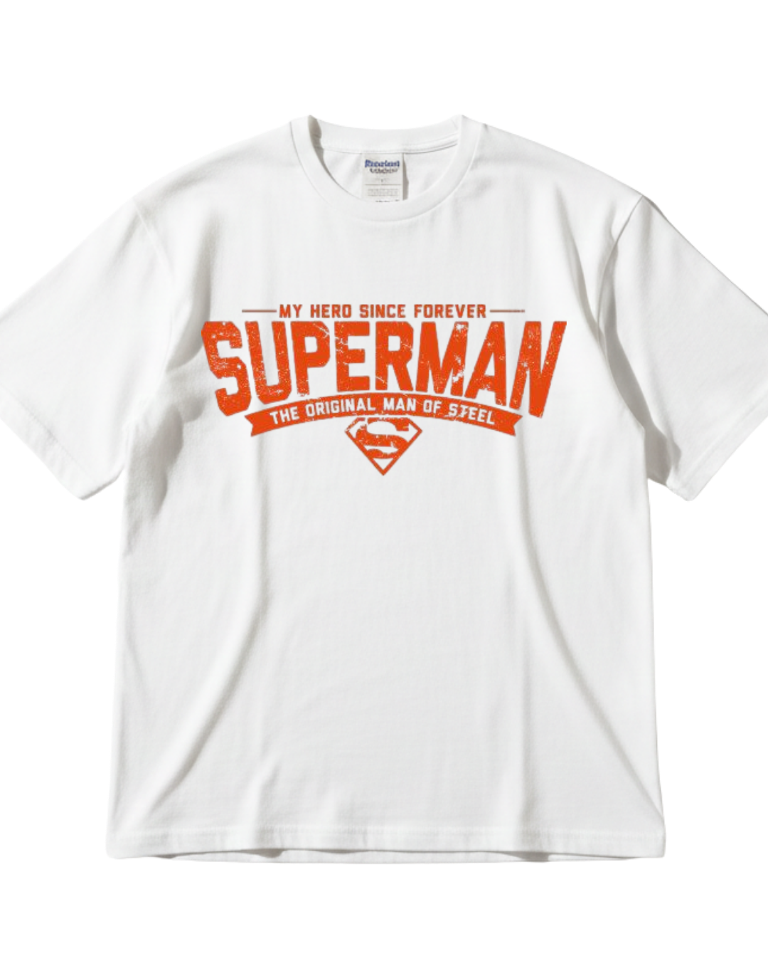 Super Man White Tee